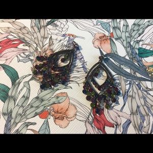 Dangle earrings multicolor rhinestones